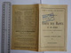 PUBLICITÉ  DEPLIANT ROUTE DES ALPES ET DU JURA PLM CHEMINS DE FER SERVICE AUTO-CARS HORAIRES ETE 1914 - Europe