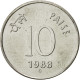 INDIA-REPUBLIC, 10 Paise, 1988, TTB+, Stainless Steel, KM:40.1 - Inde