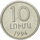 Armenia, 10 Luma, 1994, TTB, Aluminium, KM:51 - Armenia