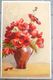 CPA Precurseur Lot 5x Litho Chromo Illustrateur KLEIN ETC PAVOT PAVOTS COQUELICOT COQUELICOTS DANS VASE - Collections & Lots