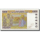 Billet, West African States, 1000 Francs, 1990, KM:707Kg, SUP - West-Afrikaanse Staten