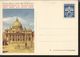 J) 2016 VATICAN CITY, VATICAN CITY STATE, CHURCHES, WITH REPLI CARD, POSTAL STATIONARY - Storia Postale