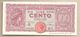 Italia - Banconota Circolata SUP Da 100 Lire "Italia Turrita" P-75a - 1944 #17 - 100 Lire