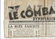 1937,LE COMBAT SYNDICALISTE, Organe Officiel De La Confédération Générale Du Travail Syndicaliste Rev. 19 Nov 1937 - Autres & Non Classés