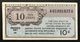 Series 461 10 Cents USA MPC Military Payment Certificate  Bb+ Lotto 301 - 1946 - Series 461