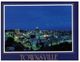 (795) Australia - QLD  - Townsville At Night  (with Stamp At Back Of Card) - Townsville