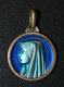 Pendentif Médaille Religieuse émaillée "Notre-Dame De Lourde" Religious Medal - Religion & Esotérisme