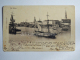 LETTONIA Latvijas RIGA Souvenir Ship Der Hafen AK Old Postcard - Lettonia