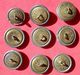 Delcampe - Lot 42 Boutons Gendarmerie Française Anciens Et Infanterie Grenades Knopfes  à Nettoyer Indivis - Boutons