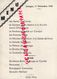 87 - LIMOGES- RARE MENU ASSOCIATION ANCIENS ELEVES FONCTIONNAIRES LYCEE GAY LUSSAC-11 DECEMBRE 1954 - Menus