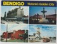 Australia VICTORIA BENDIGO City Views Trams Cars Chinese Joss House Nucolorvue Postcard View Folder C1970s - Bendigo