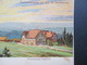 AK Litho Um 1900 Gruss Vom Grossen Inselsberg In Thüringen. Preussischer Gasthof. Sonnenaufgang - Saluti Da.../ Gruss Aus...