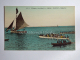 SENEGAL DAKAR AFRICA Regates Boat AK Old Postcard - Senegal