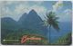 SAINT LUCIA - PITONS NO LOGO - 7CSLC - Sainte Lucie