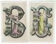 Delcampe - Série Des 7 Cartes / Lettres Composant Le Nom De BEZIERS Illustrées Des Vues De La Ville -  Bon état - Beziers