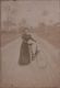 Delcampe - Photographie Montée Sur Carton  / Femme Posant Avec Sa Bicyclette /Rachel FASQUEL/ Vers 1880-1900     PHOTN336 - Anciennes (Av. 1900)