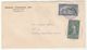 1949 PANAMA COVER To USA With PANAMA CONCORDIA Cachet On The Back , Stamps - Panama