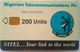 Nigerian Telecommunications PLC 200 Units  3NAIF (small Number) - Nigeria