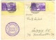 2 X Fête Nationale 1938 10r  Sur Carte Postale Zürich=Küsnacht Nach Leipzig - Briefe U. Dokumente