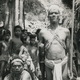 Real Photo Tribe Chief  With Blow Pipe  Facial Tattoo - Malaysia