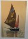 AK  SHIP  SCHIFFE   HAND PAINTED  1905.  TRST  TRIESTE - Voiliers