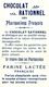 CHROMO CHOCOLAT RATIONNEL DES PHARMACIENS TUNISIE - Autres & Non Classés