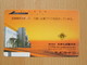 Japon Japan Free Front Bar, Balken Phonecard  / 110-7260 / Building - Japan