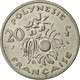 French Polynesia, 20 Francs, 1970, Paris, TTB, Nickel, KM:6 - Polynésie Française