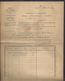 LOT DE DOCUMENTS 1898 ECT MINISTÉRE DES FINANCES PARIS À Mr MATHIEU NOTAIRE À JOIGNY : - Manuscrits