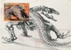 Entier Postal De 2008 D'Australie Sur CP Avec Timbre Et Illust. "Faune Géante Disparue - Megalania Prisca" - Préhistoriques