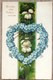 Cpa LOT 7X LITHO Relief Fantaisie Art LANGAGE FLEURS Myosotis Ruban Ecusson Armoirie Voeux 1900 A 1910 VOIR DETAIL - Sammlungen & Sammellose