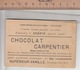 CHROMOS - CHOCOLAT CARPENTIER - Other & Unclassified