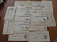 Delcampe - LOT 175 DOCUMENTS AVEC TIMBRE FISCAL DIMENSION .... VOIR PHOTOS DU LOT  EMPIRE AUX ANNEES 1930 - Other & Unclassified