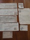 Delcampe - LOT 175 DOCUMENTS AVEC TIMBRE FISCAL DIMENSION .... VOIR PHOTOS DU LOT  EMPIRE AUX ANNEES 1930 - Autres & Non Classés