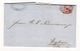 Timbre 10 Pfennig Rose  ALLEMAGNE  /  Lettre De BÜRGER & KÜHNE , à CHEMNITZ , Envoi à EYBAU Du 8 Juillet 1876 - Autres & Non Classés