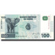 Billet, Congo Democratic Republic, 100 Francs, 2000, 2000-01-04, KM:92a, NEUF - República Democrática Del Congo & Zaire