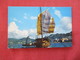China (Hong Kong) Harbor  Pan Am Travel Card   -ref 2891 - China (Hong Kong)