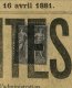 CHARENTE : JOURNAL Des DEUX CHARENTES Avec 1c Type SAGE Avec ANNULATION TYPOGRAPHIQUE - 1877-1920: Période Semi Moderne