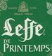 1 Sous-bock, Bierviltje, Bierdeckel, Beer Coaster LEFFE DE PRINTEMPS 2018 NOUVEAU, NEW, - Sous-bocks