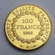 COPIE - 1 Pièce Plaquée OR ( GOLD Plated Coin ) - France - REPRODUCTION 100 Francs Génie 1889 A - Autres & Non Classés