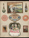 Delcampe - Reklame-Marken Vignettes / Timbres Publicitaires Collés Album Allemand En Mauvais état "1912" Port Fr 6,40 EUR - Advertising