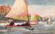 CPA  ILLUSTRATEUR ARTIST SIGNED SIBERIA ICE YACHTING ON LAKE BAIKAL RAPAHAEL TUCK - Russland