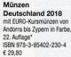 Münzen MICHEL Deutschland+EURO 2018 Neu 30€ Ab 1871 DR 3.Reich BRD DDR Numismatik Coins Catalogue 978-3-95402-230-4 - Cronaca & Annuari