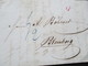 AD 1852 Rahmenstempel R2 Pyrmont Nach Blomberg Mit AK Stempel K1 Blomberg. Bartaxe 2 Farbig Violett 1/4 Und Blau 1/2 - Briefe U. Dokumente