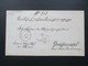 Schweiz 1882 Dienstpost Bern / Muri B/Bern. Enschreibungsanzeige. Interessantes Dokument! - Franchigia
