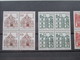 Berlin 1964 Freimarken Deutsche Bauwerke 4er Blöcke! Sauber Postfrisch / ** Katalogwert Nur Als Paare Schon 130€ - Unused Stamps
