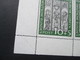 BRD 1951 Marienkirche Nr. 139 Als Eckrand 4er Block Unten Links! Postfrisch / ** Bogenrand Mit Anhaftung! KW 440€ - Unused Stamps