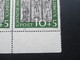 BRD 1951 Marienkirche Nr. 139 Als Eckrand 4er Block Unten Links! Postfrisch / ** Bogenrand Mit Anhaftung! KW 440€ - Unused Stamps