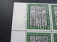 BRD 1951 Marienkirche Nr. 139 Als Eckrand 4er Block Unten Links! Postfrisch / ** Bogenrand Mit Anhaftung! KW 440€ - Unused Stamps