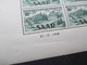 Delcampe - Saarland 1948 Jugendherbergswerk Als 4er Blocks Nr. 263 Mit Type I Und II + Druckdatum! Sauber ** / Postfrisch - Unused Stamps